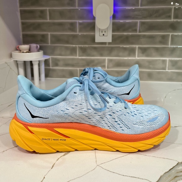 Hoka Clifton 8 Running Shoes. Men’s Size 9D Color Blue - Picture 3 of 9